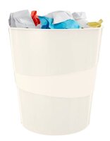 LEITZ WOW Duo Colour Papierkorb 15,0 l weiß, 1 St.
