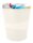 LEITZ WOW Duo Colour Papierkorb 15,0 l weiß, 1 St.