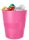 LEITZ WOW Duo Colour Papierkorb 15,0 l pink, 1 St.