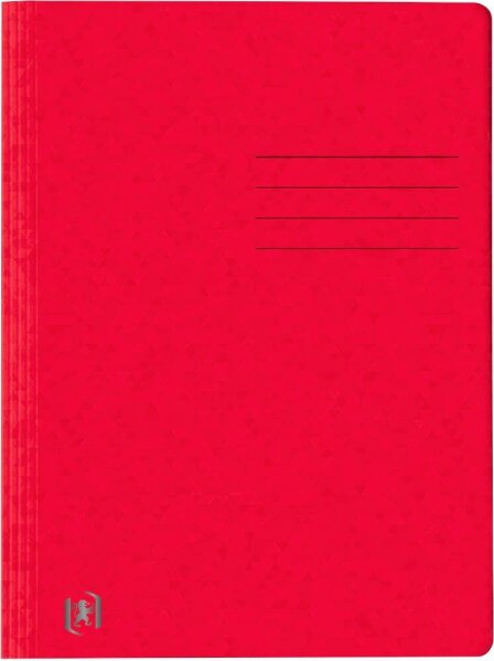 OXFORD Schnellhefter TOP FILE+ Karton rot DIN A4, 1 St.