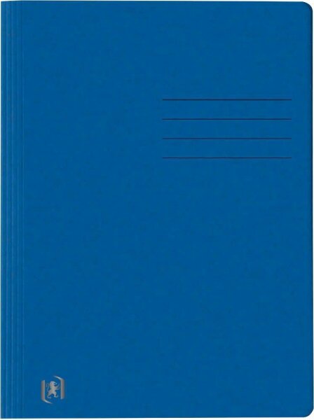 OXFORD Schnellhefter TOP FILE+ Karton blau DIN A4, 1 St.