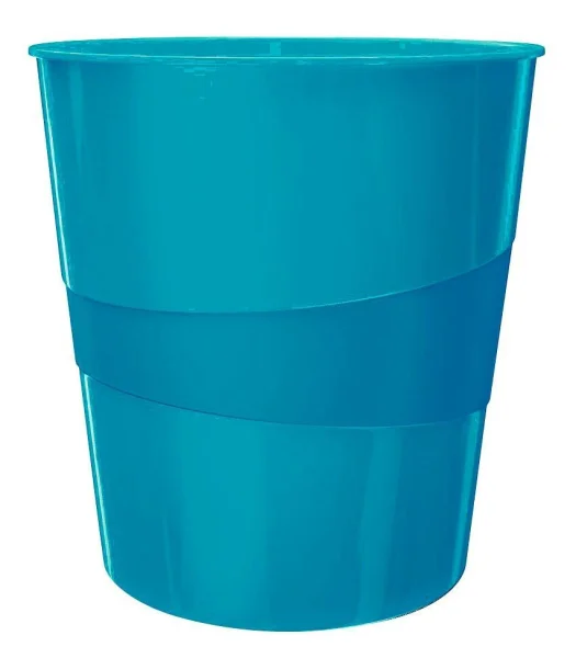LEITZ WOW Duo Colour Papierkorb 15,0 l blau, 1 St.