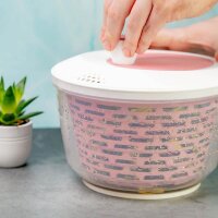 WESTMARK Salatschleuder Spinderella rosa 4,4 l, 1 St.