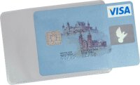 EICHNER Kreditkartenhülle transparent 9,0 x 5,9 cm,...