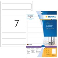 HERMA Ordneretiketten 8620 weiß, 10 Blatt