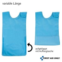 FIRST AID ONLY® unisex Lätzchen für Erwachsene blau Größe individuell einstellbar 1 St.