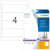 HERMA Ordneretiketten 4826 weiß, 25 Blatt