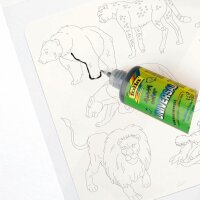 folia Zeichenschablonen-Set farbsortiert
