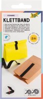 folia Klettband schwarz, 2 Rollen