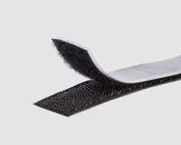 folia Klettband schwarz, 2 Rollen