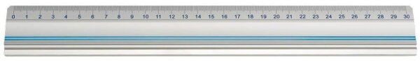 WEDO Schneidelineal 30,0 cm, silber