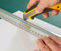 WEDO Schneidelineal 30,0 cm, silber
