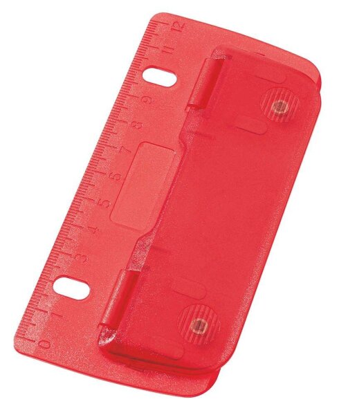 WEDO Taschenlocher rot, 1 St.