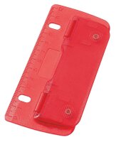 WEDO Taschenlocher rot, 1 St.