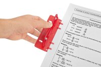 WEDO Taschenlocher rot, 1 St.