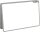 PLAYROOM mobiles Whiteboard Playboard 50,0 x 75,0 cm grau emaillierter Stahl