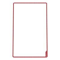 PLAYROOM mobiles Whiteboard Playboard 75,0 x 118,0 cm rot emaillierter Stahl