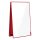 PLAYROOM mobiles Whiteboard Playboard 75,0 x 118,0 cm rot emaillierter Stahl