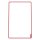 PLAYROOM mobiles Whiteboard Playboard 75,0 x 118,0 cm rot emaillierter Stahl