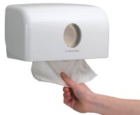 Aquarius® Papierhandtuchspender 6956 weiß Kunststoff, 1 St.