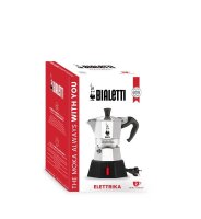BIALETTI Elettrika Espressokocher elektrisch silber, 2...