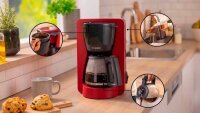 BOSCH TKA2M114 Kaffeemaschine rot, 10/15 Tassen