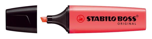 STABILO BOSS ORIGINAL Textmarker rot, 1 St.