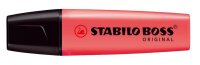 STABILO BOSS ORIGINAL Textmarker rot, 1 St.