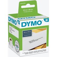 DYMO Etikettenrollen für Etikettendrucker S0722370...