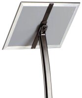 update displays Infoständer schwarz DIN A4 35,8 x 35,8 x 117,6 - 121,2 cm, 1 St.