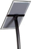 update displays Infoständer schwarz DIN A3 35,8 x 35,8 x 117,6 - 121,2 cm, 1 St.
