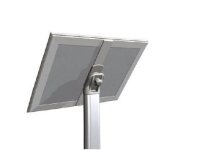 update displays Infoständer silber DIN A4 25,0 x 30,0 x 96,4 - 100,0 cm, 1 St.