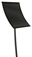 update displays Infoständer Konkav schwarz DIN A3 29,5 x 29,5 x 109,0 cm, 1 St.