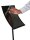 update displays Infoständer Konkav schwarz DIN A3 29,5 x 29,5 x 109,0 cm, 1 St.
