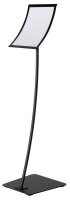 update displays Infoständer Konkav schwarz DIN A4 29,5 x 29,5 x 109,0 cm, 1 St.