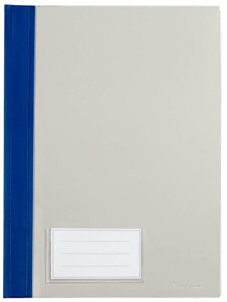 bene Schnellhefter Kunststoff blau DIN A4, 10 St.