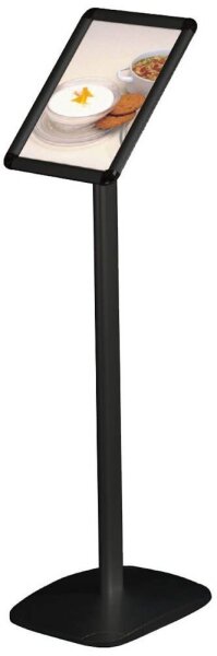 update displays Infoständer schwarz DIN A4 25,0 x 30,0 x 96,4 - 100,0 cm, 1 St.