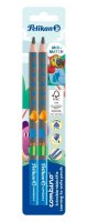 Pelikan Combino Schreiblern- Bleistifte B blau mit...