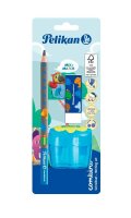 Pelikan Combino Schreiblern- Bleistift-Set B blau mit Tiermotiv, 1 Set