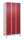 CP Spind Classic Plus lichtgrau, rubinrot 080010-30 S10001, 3 Schließfächer 90,0 x 50,0 x 195,0 cm