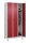 CP Spind Classic Plus lichtgrau, rubinrot 080010-30 S10001, 3 Schließfächer 90,0 x 50,0 x 195,0 cm