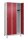 CP Spind Classic Plus lichtgrau, rubinrot 080010-30 S10001, 3 Schließfächer 90,0 x 50,0 x 195,0 cm