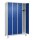 CP Spind Classic Plus enzianblau, lichtgrau 080010-40 S10003, 4 Schließfächer 120,0 x 50,0 x 195,0 cm
