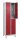 CP Spind Classic Plus lichtgrau, rubinrot 080310-20 S10001, 4 Schließfächer 60,0 x 50,0 x 195,0 cm