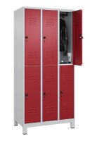 CP Spind Classic Plus lichtgrau, rubinrot 080310-30...