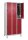 CP Spind Classic Plus lichtgrau, rubinrot 080310-30 S10001, 6 Schließfächer 90,0 x 50,0 x 195,0 cm