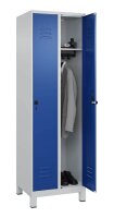 CP Spind Classic Plus enzianblau, lichtgrau 080010-20 S10003, 2 Schließfächer 60,0 x 50,0 x 195,0 cm
