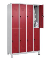 CP Spind Classic Plus lichtgrau, rubinrot 080310-40...
