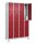 CP Spind Classic Plus lichtgrau, rubinrot 080310-40 S10001, 8 Schließfächer 120,0 x 50,0 x 195,0 cm