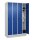 CP Spind Classic PLUS enzianblau, lichtgrau 080020-40 S10003, 4 Schließfächer 120,0 x 50,0 x 195,0 cm